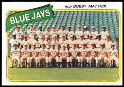 300 Toronto Blue Jays - Bobby Mattick TC, MG, CL